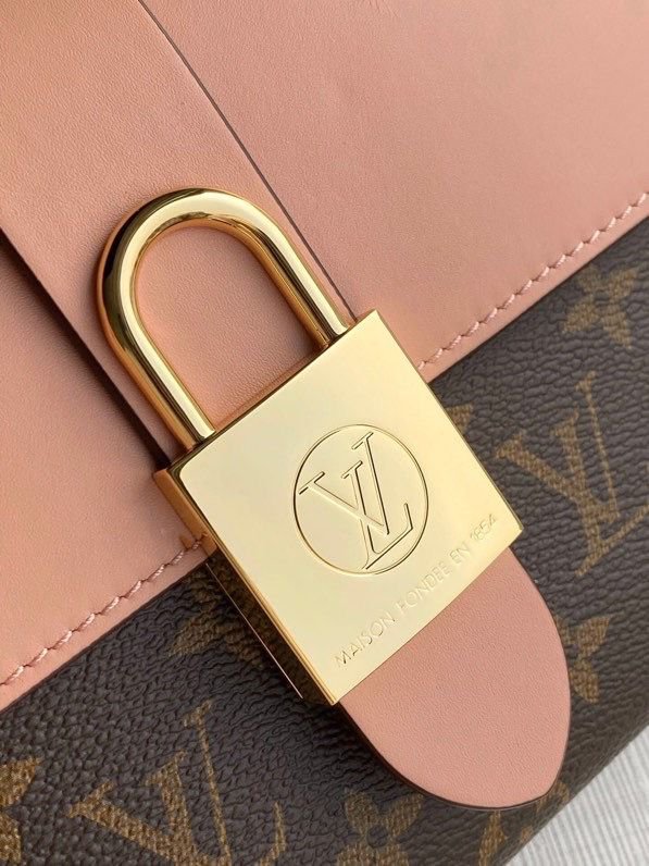 LV Locky BB Monogram Canvas Rose Poudre Pink For Women, Women¡¯s Handbags, Shoulder And Crossbody Bags 7.9in/20cm LV M44080