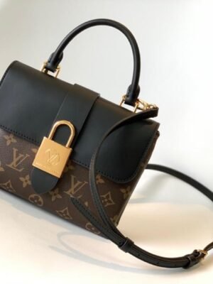 LV Locky BB Monogram Canvas Black For Women, Women¡¯s Handbags, Shoulder And Crossbody Bags 7.9in/20cm LV M44141