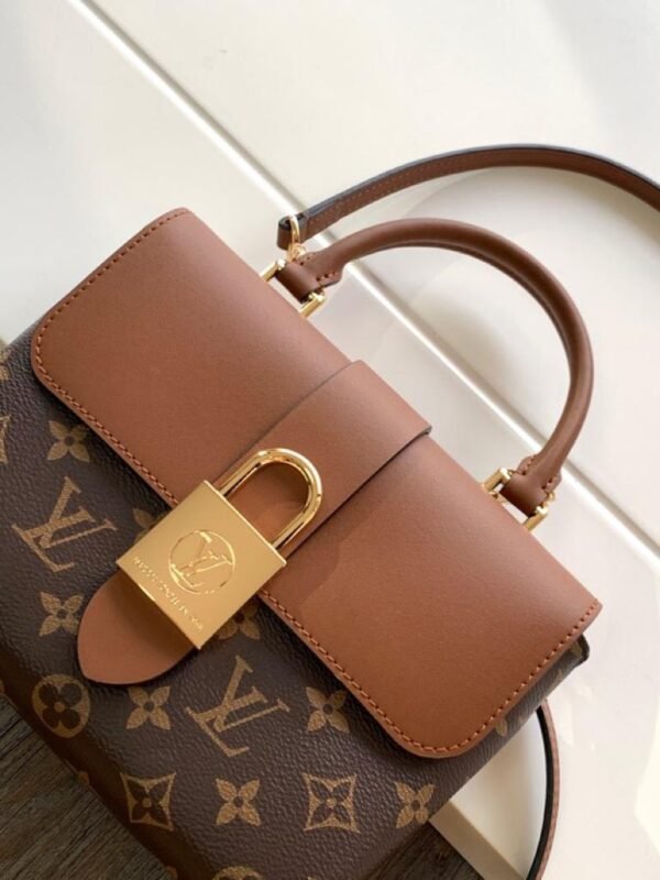 LV Locky BB Monogram Canvas Caramel Brown For Women, Women¡¯s Handbags, Shoulder And Crossbody Bags 7.9in/20cm LV M44654
