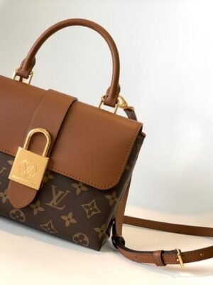 LV Locky BB Monogram Canvas Caramel Brown For Women, Women¡¯s Handbags, Shoulder And Crossbody Bags 7.9in/20cm LV M44654