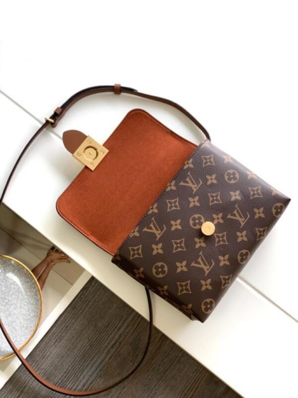 LV Locky BB Monogram Canvas Caramel Brown For Women, Women¡¯s Handbags, Shoulder And Crossbody Bags 7.9in/20cm LV M44654