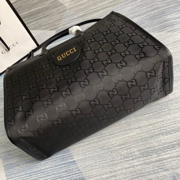 gg Off The Grid Tote Bag Black gg Nylon For Women  17in/43cm gg 630353 H9HAN 1000