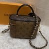 LV Vanity PM Monogram And Monogram Reverse Canvas By Nicolas Ghesquiere For Women,  Shoulder And Crossbody Bags 7.5in/19cm LV M42264