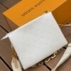 LV Coussin PM Monogram Embossed Puffy White For Women,  Shoulder And Crossbody Bags 10.2in/26cm LV M57793