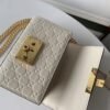 gg Embossed Padlock Shoulder Bag White Milky For Women 8in/20cm