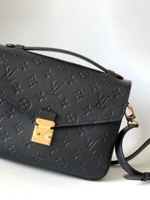 LV Pochette Metis Monogram Empreinte Black For Women,  Shoulder And Crossbody Bags 9.8in/25cm LV M41487