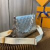LV Coussin PM Monogram Empreinte Silver For Women, WoBags, Shoulder And Crossbody Bags 10.2in/25.9cm LV M57913