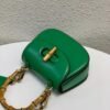 gg Bamboo 1947 Small Top Handle Bag Green  For Women 8.3in/21cm gg 675797 10ODT 3384