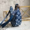 LV Loop Since 1854 Jacquard Navy Blue By Nicolas Ghesqui¨¨re For Cruise Show, WoHandbags 9.1in/23cm LV M81166