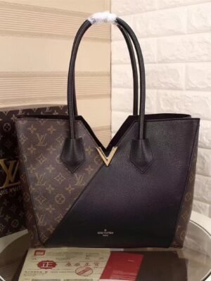 LV Kimono MM Tote Bag Monogram Canvas Black For Women, WoHandbag Shoulder Bags 15.4in/39cm LV M41855