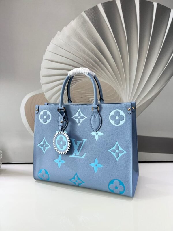 WhatsApp-Image-2022-04-20-at-4-42-37-PM LV OnTheGo MM Monogram Empreinte Summer Blue For By The Pool Collection, Women Handbags, Tote Bags 13.8in/35cm LV M45718