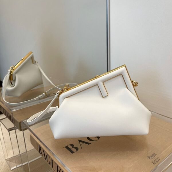 FI First Small White For Women, HandBags, Shoulder And Crossbody Bags 10.2in/26cm FF 8BP129ABVEF1C76