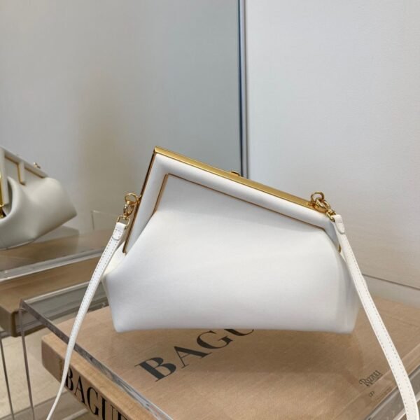 FI First Small White For Women, HandBags, Shoulder And Crossbody Bags 10.2in/26cm FF 8BP129ABVEF1C76