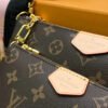 LV Multi Pochette Accessoires Bags Monogram Canvas Fall/Winter Collection M44813, Kaki/Beige
