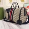 gg Savoy Medium Duffle Bag Beige 17.5in/45cm For Men 681295 9C2SN 4076