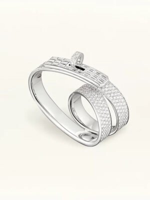 18K Kelly Gavroche Double H Ring