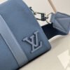 a010a490 LV City Keepall Aerogram Blue For Men, Bags, Shoulder And Crossbody Bags 10.6in/27cm LV