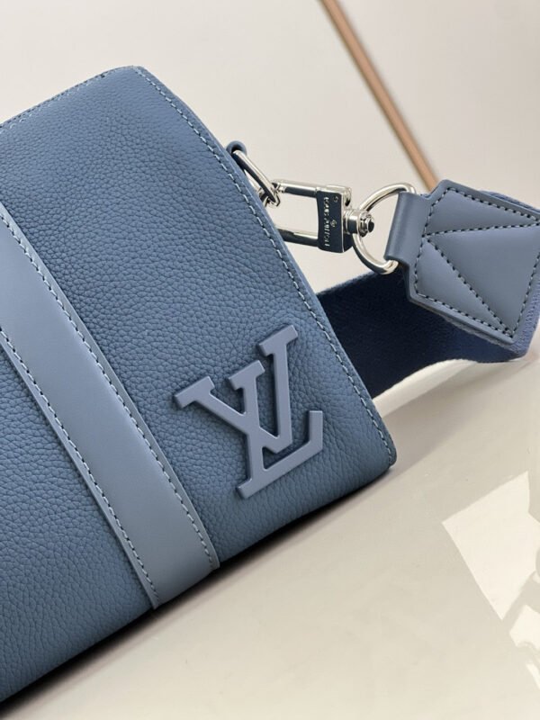 a010a490 LV City Keepall Aerogram Blue For Men, Bags, Shoulder And Crossbody Bags 10.6in/27cm LV