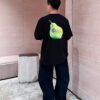 Burberry Black T-Shirt with Pear Graphic