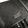 gg Shoulder Bag Nylon Shima Black gg Embossed For Men 13.8in/35cm gg