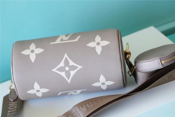 a10104db LV Papillon BB Monogram Empreinte Tourterelle / Creme Beige For Women, Women¡¯s Handbags, Shoulder Bags And Crossbody Bags 7.9in/20cm LV M46031