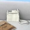 FI Bustine 2 Pockets Mini White Bag For Woman 16cm/6in