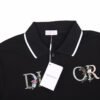 Dior Polo Shirt with Floral Logo Design