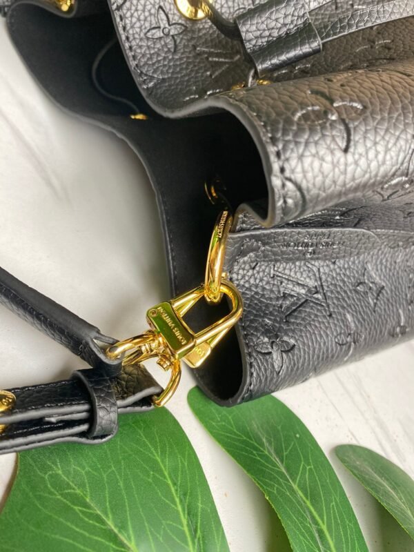 LV NeoNoe MM Bucket Bag Monogram Empreinte Black For Women, Women¡¯s Handbags, Shoulder Bags 10.2in/26cm LV M45256