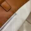 FI Canvas Tote Bag Beige/Brown For Women, Handbags 18.1in/46cm FF 7VA480