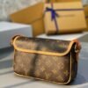 LV Tikal PM Monogram Canvas For Women,  Shoulder Bags 23cm LV M40078