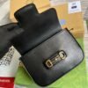 gg Horsebit 1955 Lizard Mini Bag Black For Women, Women’s Bags 8in/20cm gg