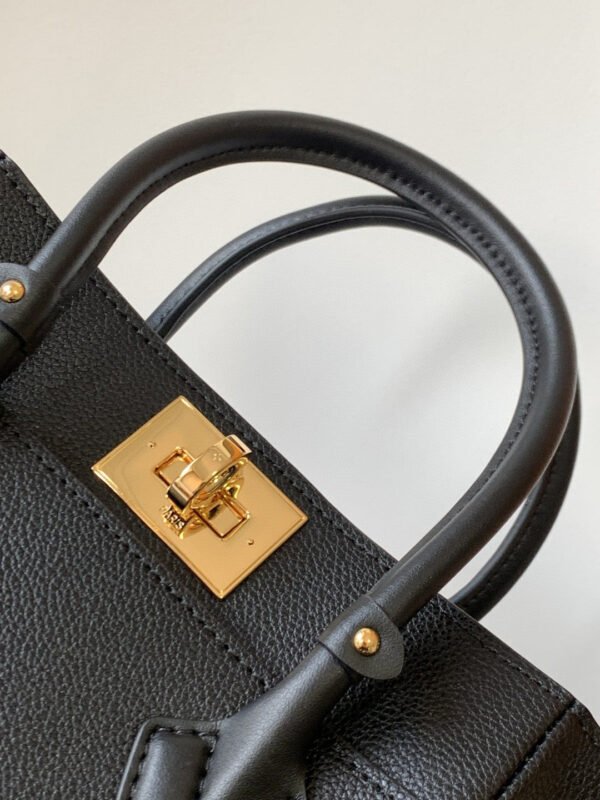 a3f68ea8 LV On My Side PM Tote Bag Monogram Canvas Black For Women, Shoulder Bags 9.8in/25cm LV M57728