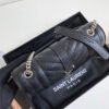 YSSL Envelope Small Bag In Mix Matelass¨¦ Grain De Poudre Black For Women 8.2in/21cm YSL 600195BOW921000