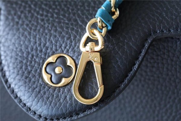 LV Capucines BB Taurillon Black/Blue For Women, Women’s Bags, Shoulder And Crossbody Bags 10.6in/27cm LV