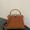 FI Peekaboo ISeeU Petite Brown Small Bag For Woman 20cm/8in