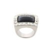 18K CC Vintage Rhinestone Ring