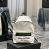 YSSL City Backpack In Canvas Unisex For Women 13.8in/35cm White YSL