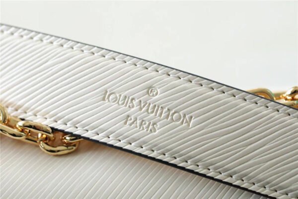 LV Twist MM Epi White For Women, Women¡¯s Bags, Shoulder And Crossbody Bags 9.1in/23cm LV M55513