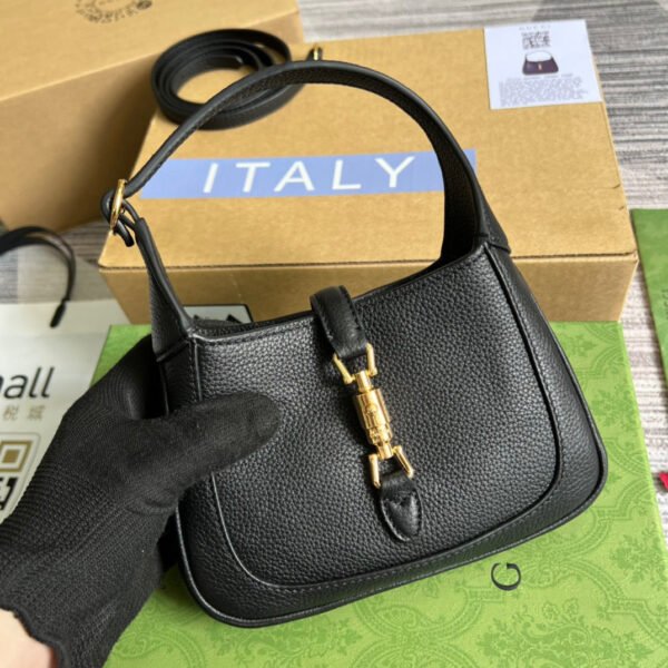 gg Jackie 1961 Mini Shoulder Bag Black For Women, Women’s Bags 7.5in/19cm gg ?637091 10O0G 1000