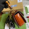 gg Bamboo 1947 Crocodile Mini Top Handle Bag Red For Women, Women’s Bags 6.7in/17cm gg
