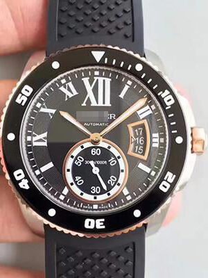 CALIBRE DE  DIVER W7100056 42MM JF FACTORY BLACK DIAL