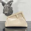 FI First Small White Crocodile Bag For Woman 26cm/10in