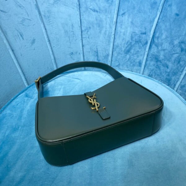 YSSL Le 5 ¨¤ 7 Hobo Bag In Smooth Dark Green For Women 9in/23cm YSL 6572282R20W3045
