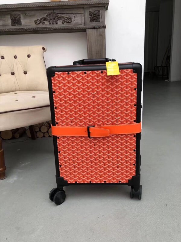 Goyard Rolling Vali Orange For Men, LuGucciage 20in/51cm LV