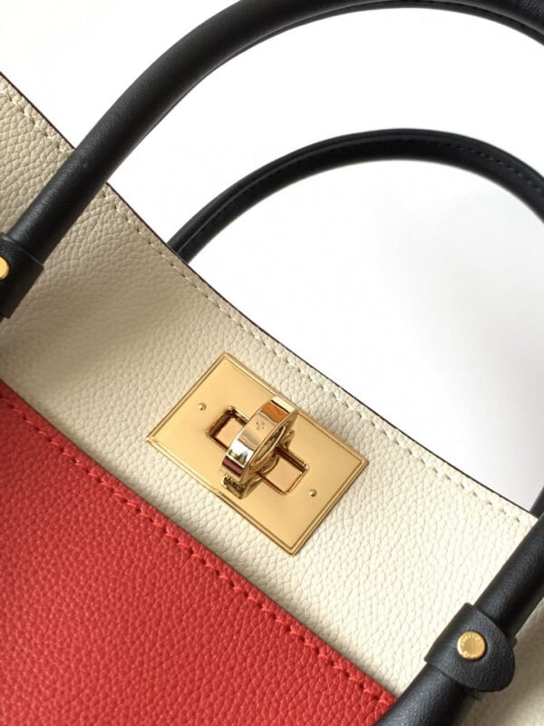 a723b0b0-1 LV On My Side MM Tote Bag Monogram Canvas Red For Women, Shoulder Bags 12in/31cm LV M53824