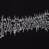 Balenciaga T-shirt with Gothic Flame Logo