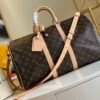 LV Keepall Bandouliere 45 Monogram Canvas For Women,  Travel Bags 17.7in/45cm LV M41418