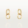 18K Love Pave Diamond Earrings