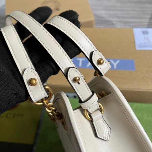 gg Marmont Matelasse Mini Bag White For Women, Women’s Bags 7.5in/19cm gg ?696123 DTDHT 9022