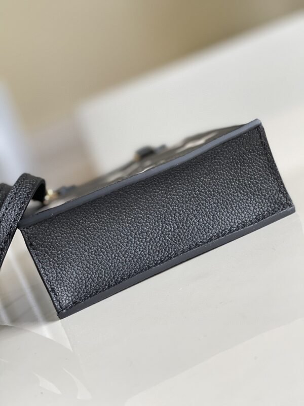 LV Petit Sac Plat Monogram Empreinte Black/Beige For Women, Women¡¯s Handbags, Shoulder And Crossbody Bags 5.5in/14cm LV M81416